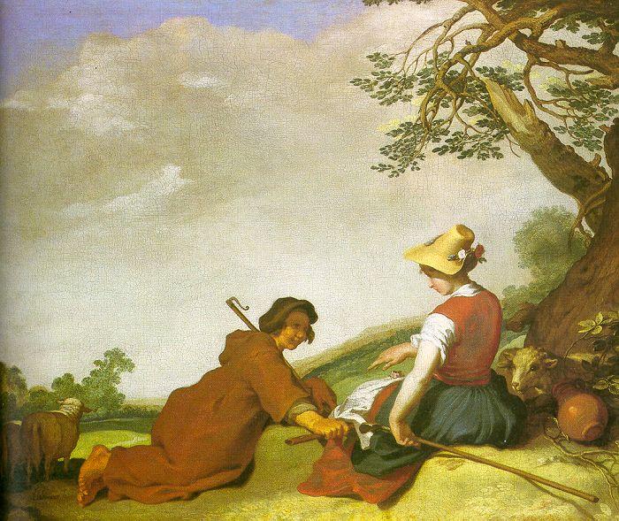 BLOEMAERT, Abraham Shepherd and Sherpherdess oil painting image